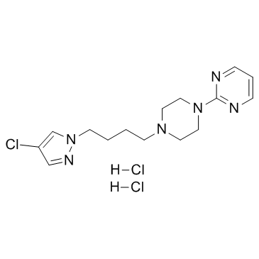 Lesopitron dihydrochloride (E4424) 化学構造