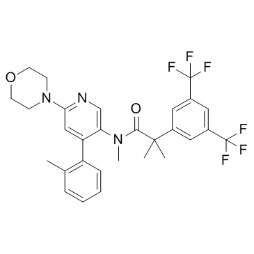 Befetupitant (Ro67-5930)  Chemical Structure