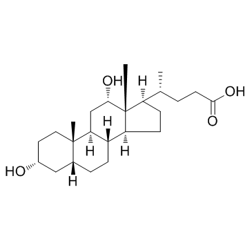 Deoxycholic acid (Cholanoic Acid)  Chemical Structure