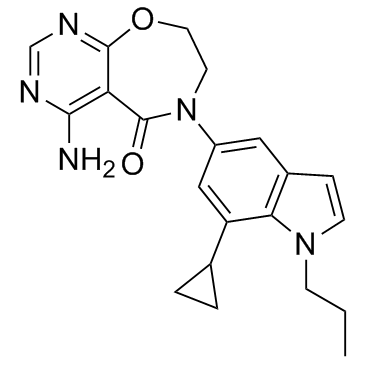 Diacylglycerol acyltransferase inhibitor-1 化学構造