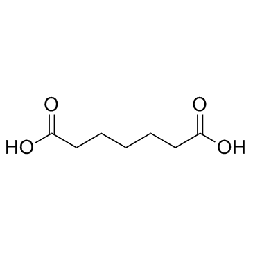 Pimelic acid (1,5-Pentanedicarboxylic acid) Chemische Struktur