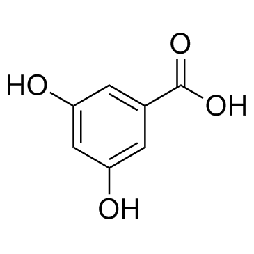 3,5-Dihydroxybenzoic acid 化学構造