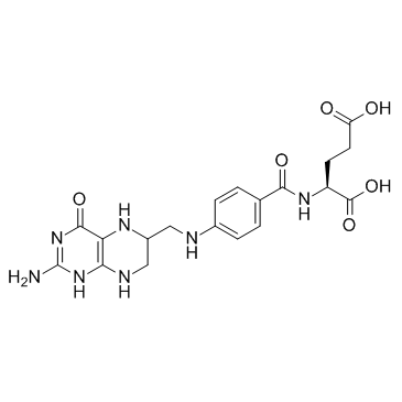 L-5,6,7,8-Tetrahydrofolic acid (THFA) Chemische Struktur