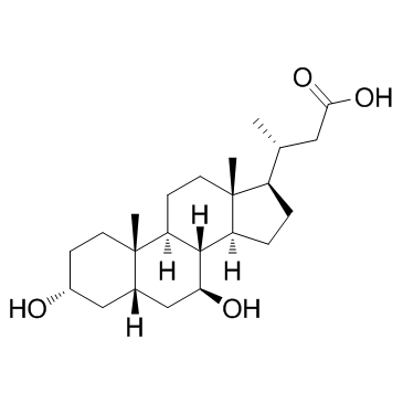 24-Norursodeoxycholic acid (nor-UDCA)  Chemical Structure