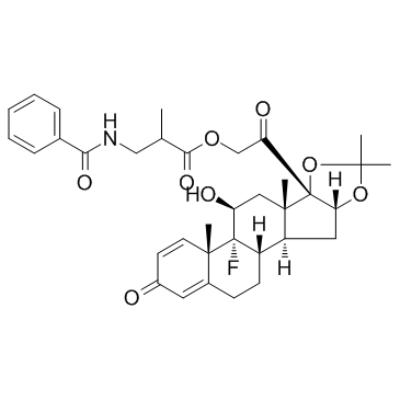 Triamcinolone Benetonide 化学構造