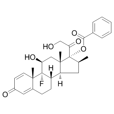 Betamethasone 17-benzoate Chemical Structure