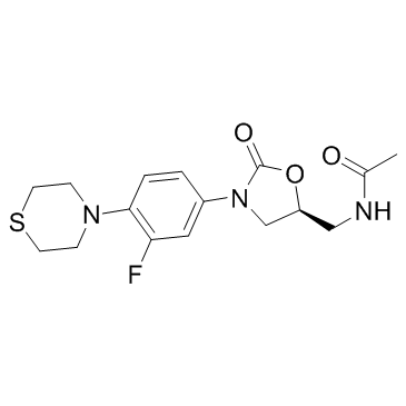 Sutezolid (PNU-100480) التركيب الكيميائي