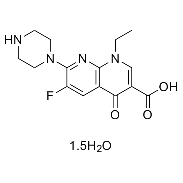 Enoxacin hydrate (Enoxacin sesquihydrate)  Chemical Structure