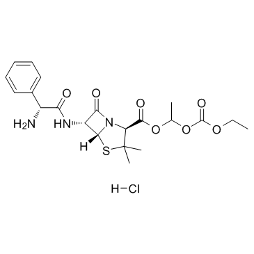 Bacampicillin hydrochloride Chemical Structure