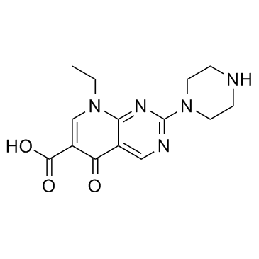 Pipemidic acid التركيب الكيميائي