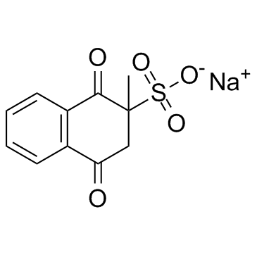 Menadione bisulfite sodium (Menadione sodium bisulfite)  Chemical Structure