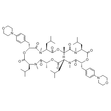 Emodepside (Bay 44-4400) 化学構造
