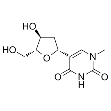 Pseudothymidine (5-Methyl-2'-Deoxypseudouridin)  Chemical Structure