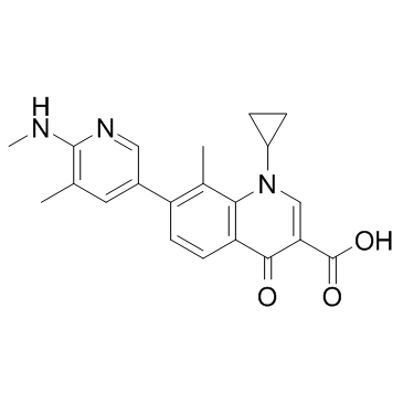 Ozenoxacin (T-3912) 化学構造