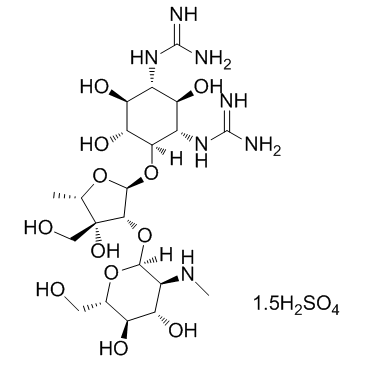 Dihydrostreptomycin sulfate (Dihydrostreptomycin sesquisulfate) 化学構造
