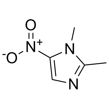 Dimetridazole (1,2-Dimethyl-5-nitroimidazole) Chemical Structure