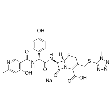 Cefpiramide sodium (SM-1652) 化学構造