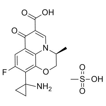 Pazufloxacin mesylate (T-3762) Chemical Structure