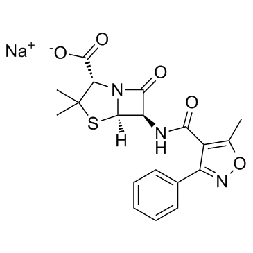 Oxacillin sodium salt  Chemical Structure