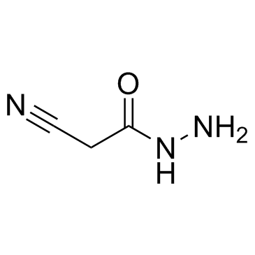 Cyanoacetohydrazide (Cyanoacetic hydrazide) 化学構造