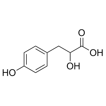 Hydroxyphenyllactic acid  Chemical Structure