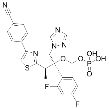 Fosravuconazole (BMS-379224) Chemische Struktur