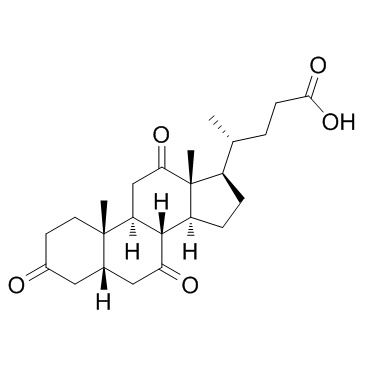 Dehydrocholic acid 化学構造