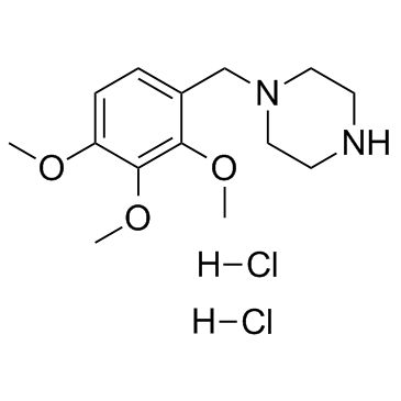 Trimetazidine dihydrochloride 化学構造