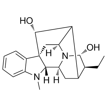 Ajmaline (Cardiorythmine) Chemische Struktur