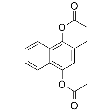 Vitamin K4 (acetomenaphthone) 化学構造