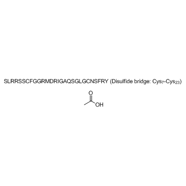 Atrial Natriuretic Peptide (ANP) (1-28), human, porcine Acetate  Chemical Structure