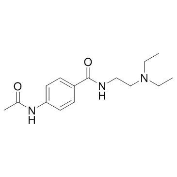 N-Acetylprocainamide (Acecainide) التركيب الكيميائي