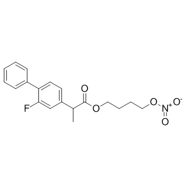 Nitroflurbiprofen (HCT 1206)  Chemical Structure