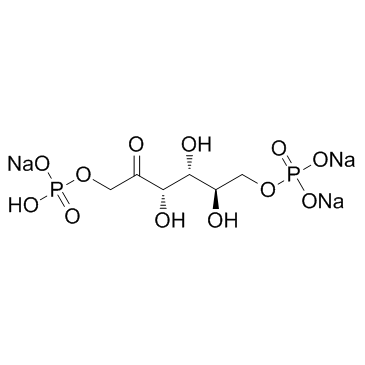 Fosfructose trisodium (Diphosphofructose (trisodium)) Chemical Structure