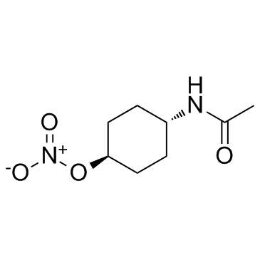 (4-Acetamidocyclohexyl) nitrate (BM121307) 化学構造