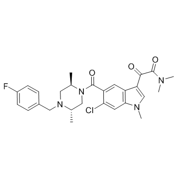 Talmapimod (SCIO-469) Chemische Struktur