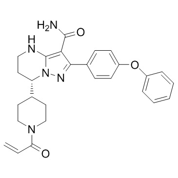 Zanubrutinib (BGB-3111) 化学構造