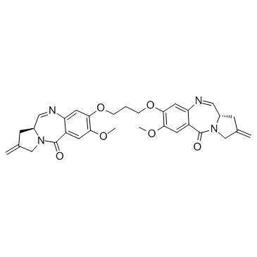 SJG-136 (NSC-694501) Chemische Struktur