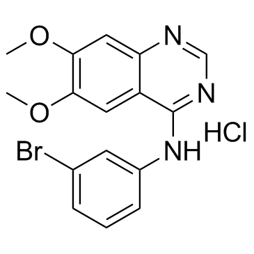 PD153035 Hydrochloride (ZM 252868)  Chemical Structure
