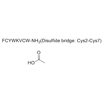 Vapreotide acetate (RC-160 acetate) 化学構造