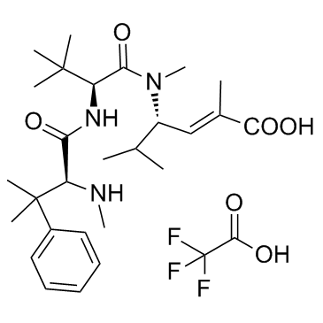 Taltobulin trifluoroacetate (HTI-286 trifluoroacetate)  Chemical Structure