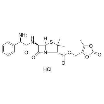 Lenampicillin hydrochloride (KBT 1585 hydrochloride) Chemical Structure