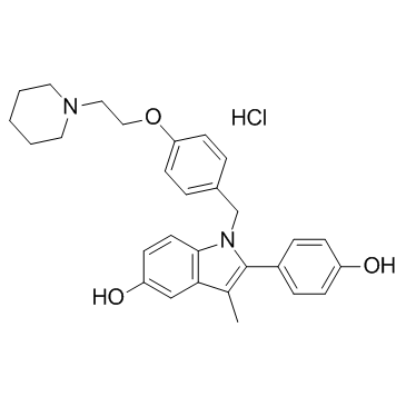 Pipendoxifene hydrochloride  Chemical Structure