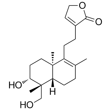 Deoxyandrographolide Chemische Struktur