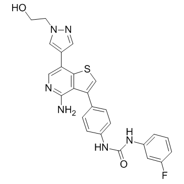 Ilorasertib (ABT-348)  Chemical Structure
