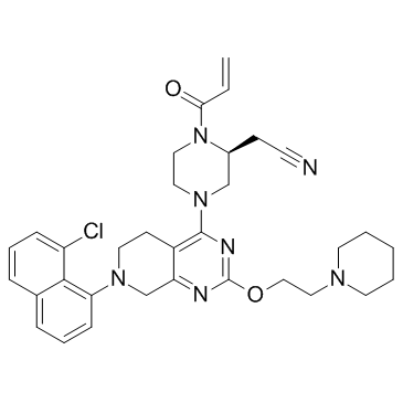 KRas G12C inhibitor 4 Chemische Struktur