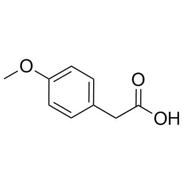 2-(4-Methoxyphenyl)acetic acid (4-Methoxyphenylacetic acid) التركيب الكيميائي