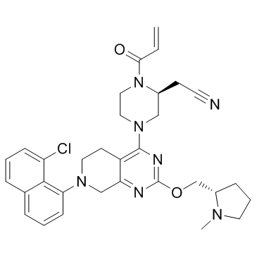 KRas G12C inhibitor 3 التركيب الكيميائي