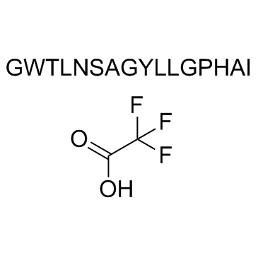 Galanin (1-16), mouse, porcine, rat TFA 化学構造