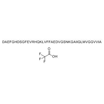 β-Amyloid (1-42), rat TFA  Chemical Structure